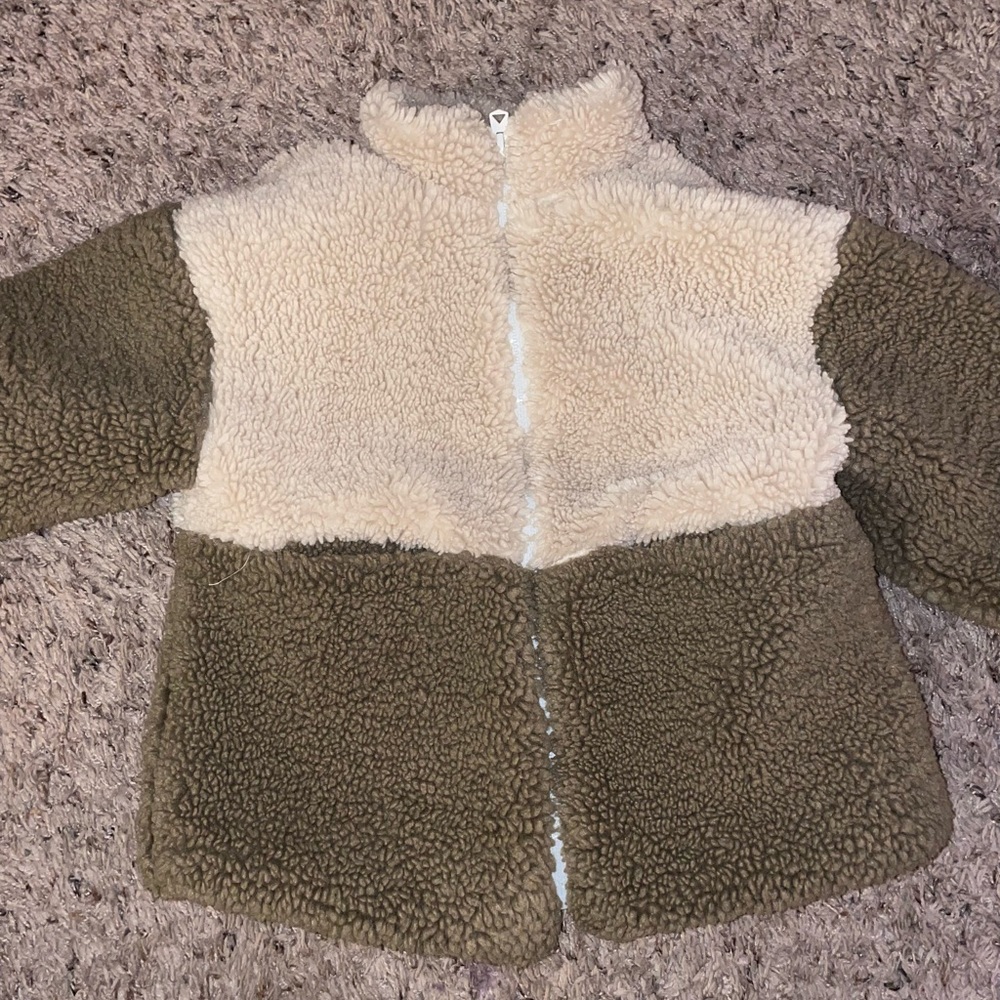 Zara girls Sherpa jacket